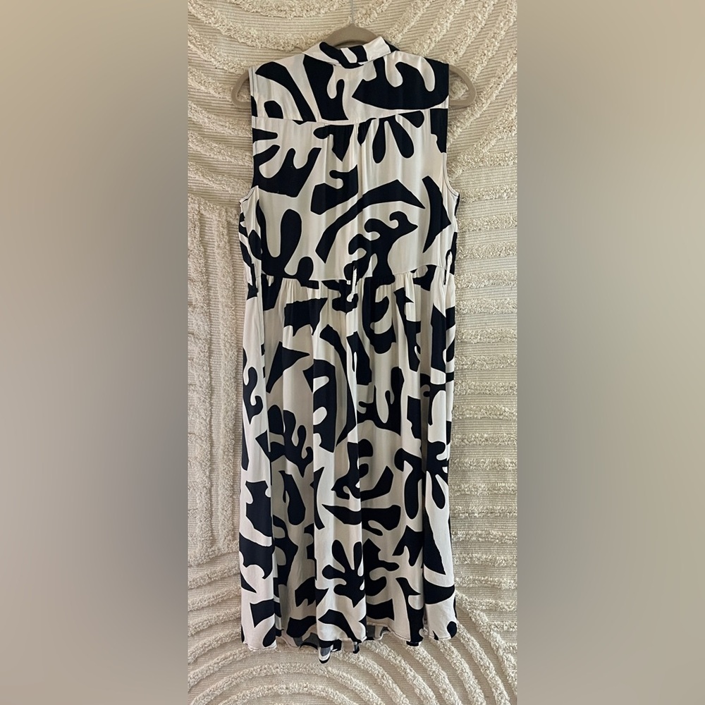Monoprix Femme Sleeveless Midi Dress - Picture 3 of 5